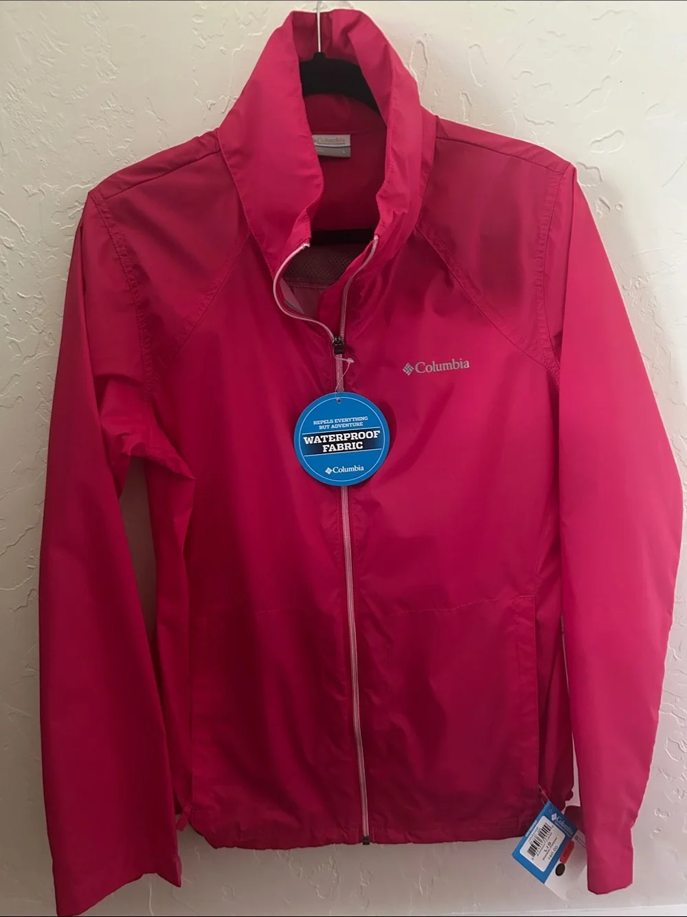 Columbia Women's Hot Pink Waterproof Utility Jacket